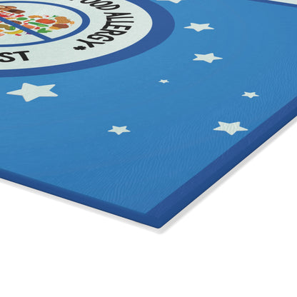 Food Allergy Glass Cutting Board