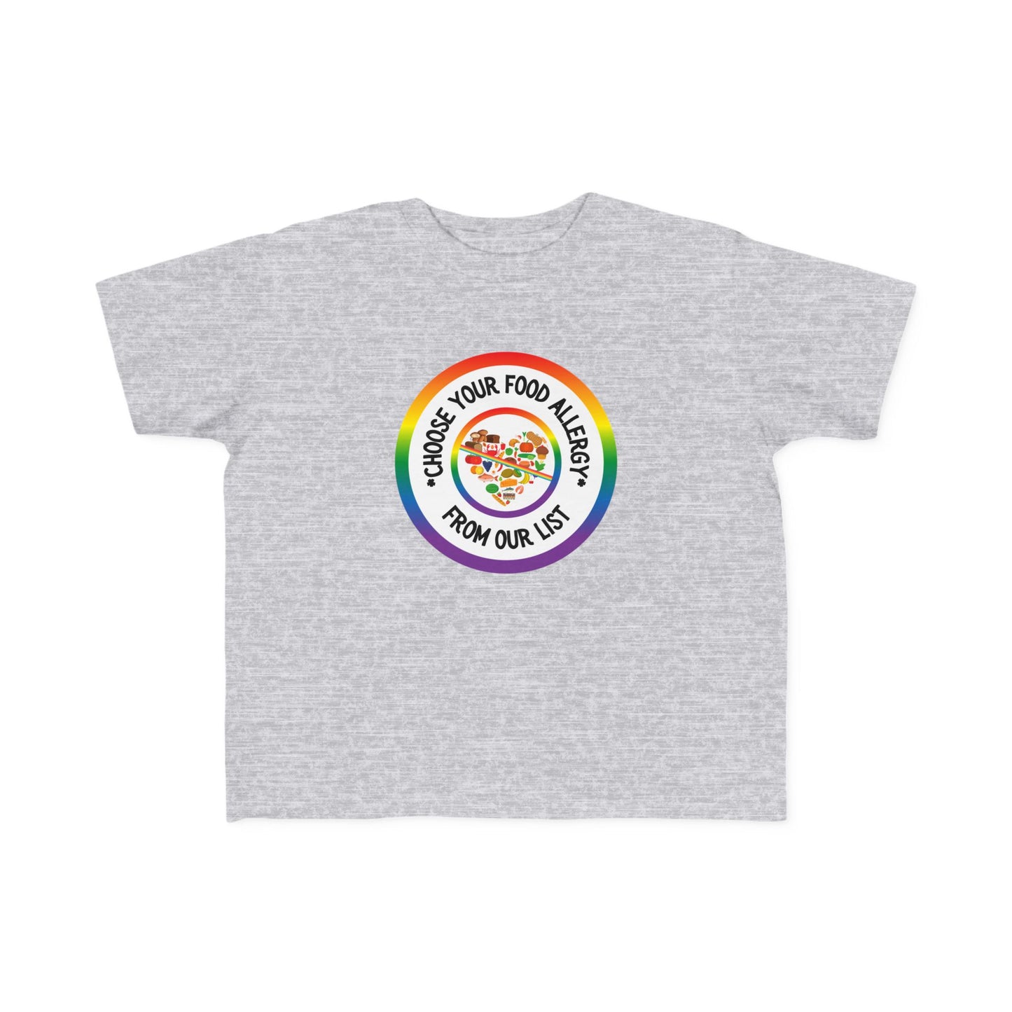 Other Food Allergies Rainbow Logo Toddler Tee