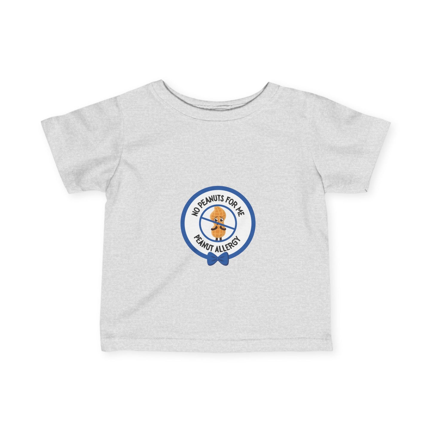 Peanut Allergy Blue Logo Baby Tee