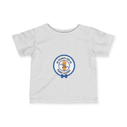 Peanut Allergy Blue Logo Baby Tee