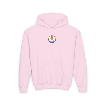 Peanut Allergy Rainbow Logo Youth Hoodie