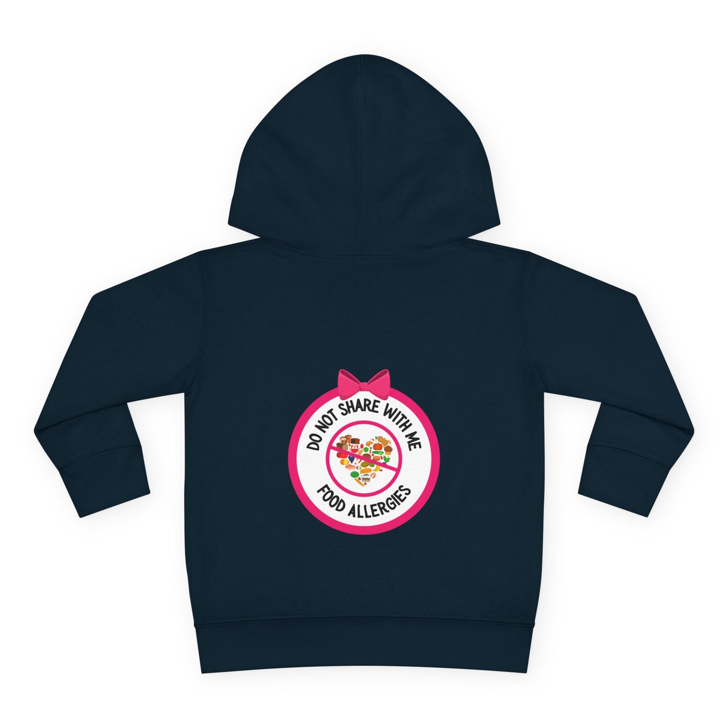 Multiple Allergies Pink Logo Toddler Hoodie