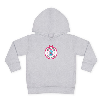 Dairy Allergy Pink Logo Toddler Hoodie