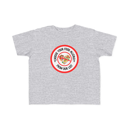 Other Food Allergies Red Logo Toddler Tee