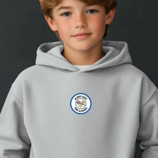 Multiple Allergies Blue Logo Youth Hoodie