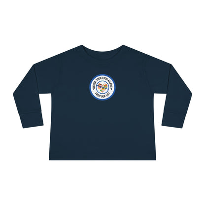 Other Food Allergies Blue Logo Toddler Long Sleeve