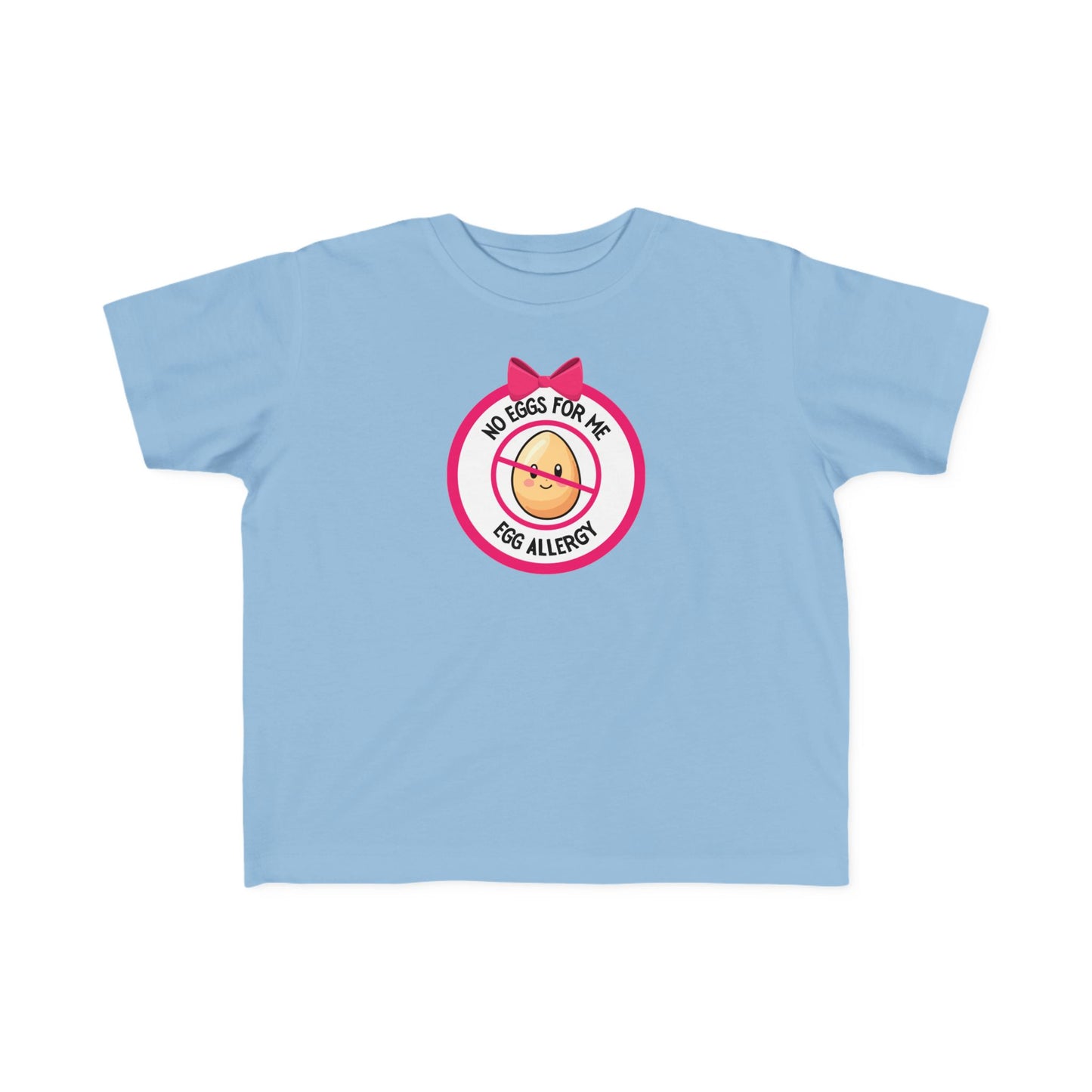 Egg Allergy Pink Logo Toddler Tee