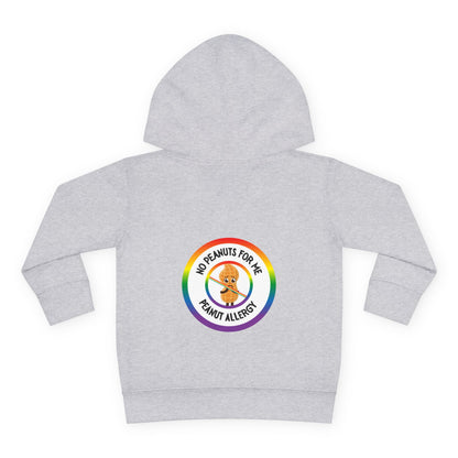 Peanut Allergy Rainbow Logo Toddler Hoodie