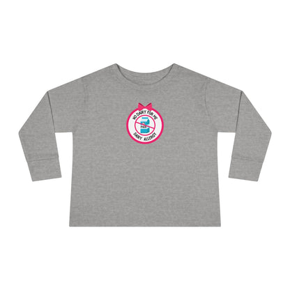Dairy Allergy Pink Logo Toddler Long Sleeve