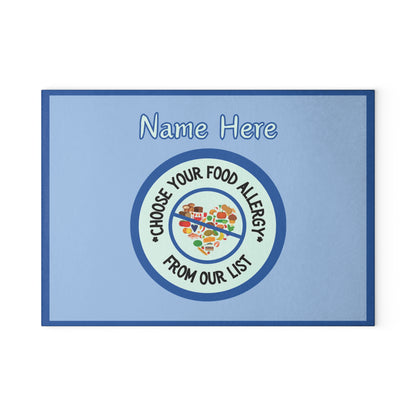 Food Allergy Glass Cutting Board