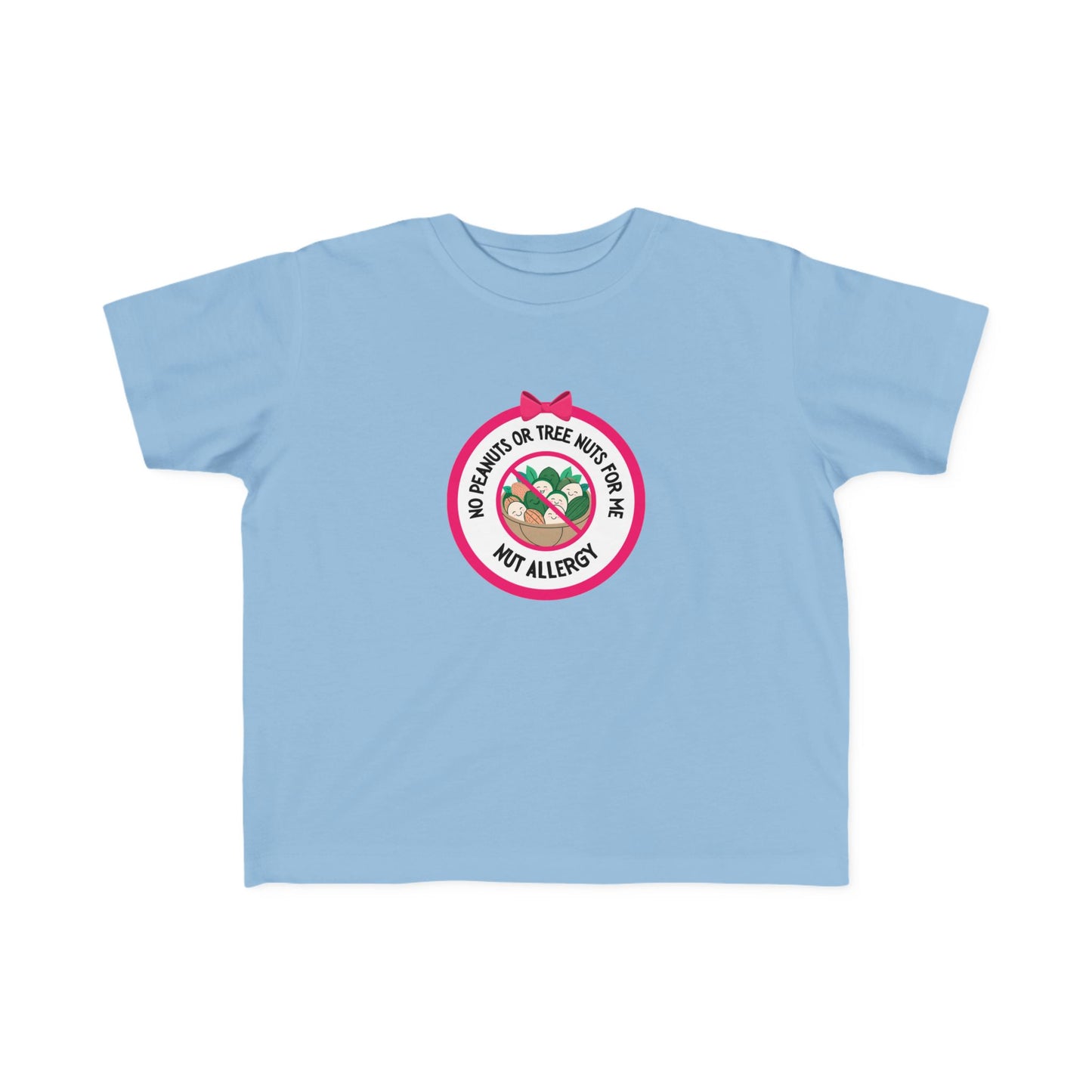 Nut Allergy Pink Logo Toddler Tee