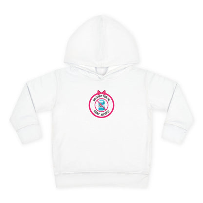 Dairy Allergy Pink Logo Toddler Hoodie