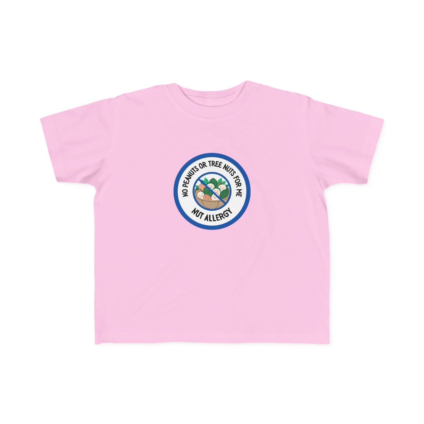 Nut Allergy Blue Logo Toddler Tee