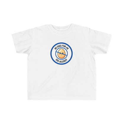 Egg Allergy Blue Logo Toddler Tee