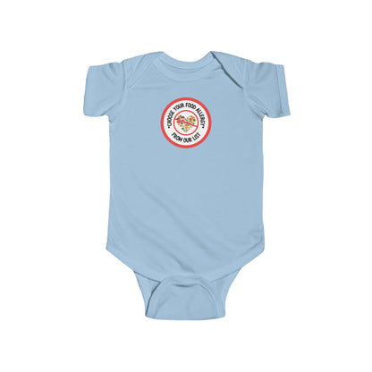 Other Food Allergies Red Logo Short Sleeve Onesie