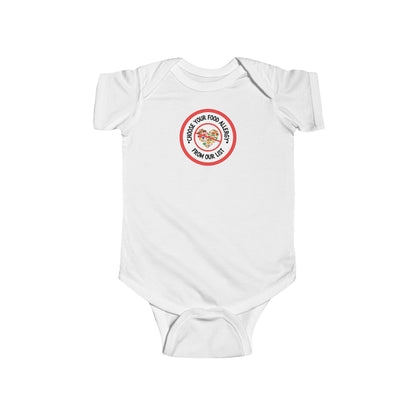 Other Food Allergies Red Logo Short Sleeve Onesie