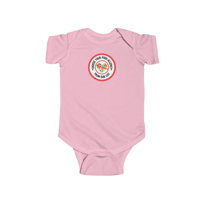 Other Food Allergies Red Logo Short Sleeve Onesie