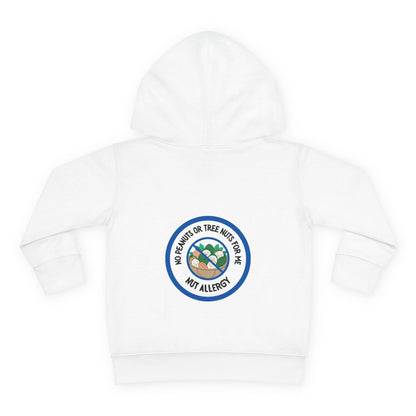 Nut Allergy Blue Logo Toddler Hoodie