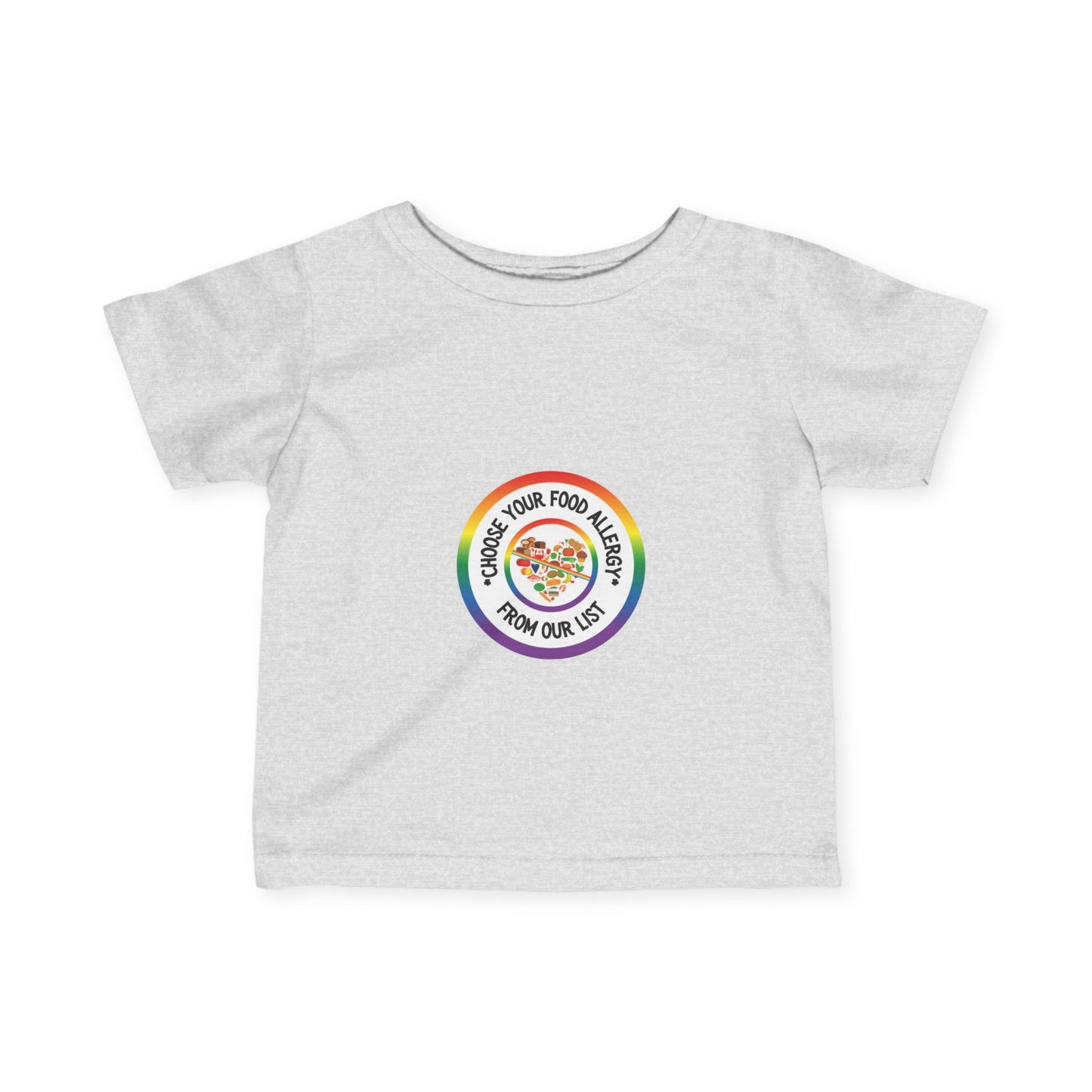Other Food Allergies Rainbow Logo Baby Tee