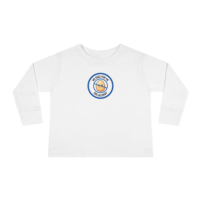 Egg Allergy Blue Logo Toddler Long Sleeve