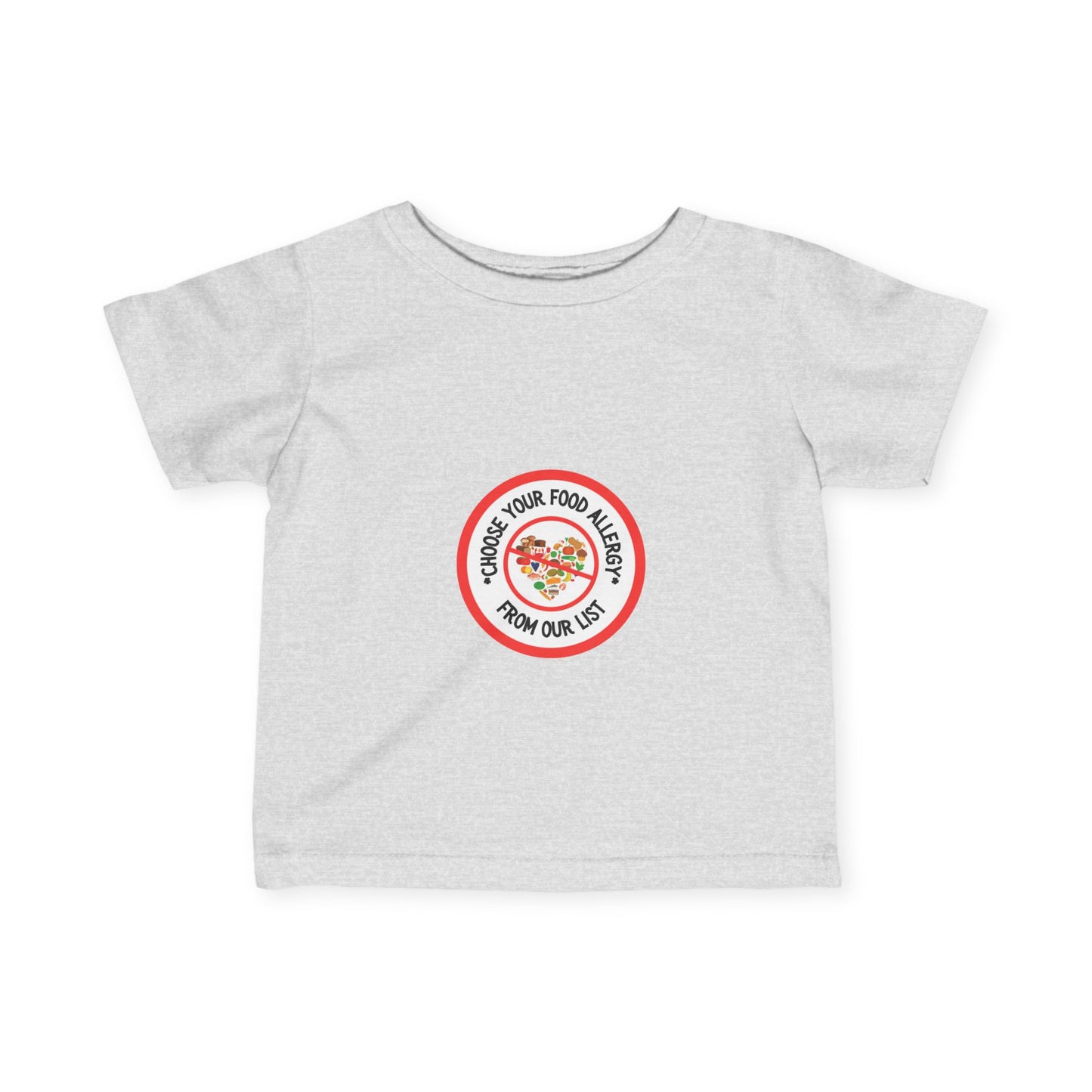 Other Food Allergies Red Logo Baby Tee