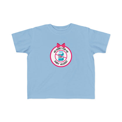 Dairy Allergy Pink Logo Toddler Tee