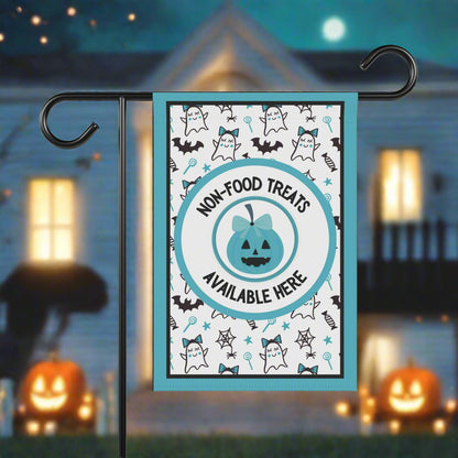 Teal Pumpkin Friendly Halloween Lawn Flag – Food Allergy Awareness & Non-Food Treats, Allergy-Friendly Yard Sign