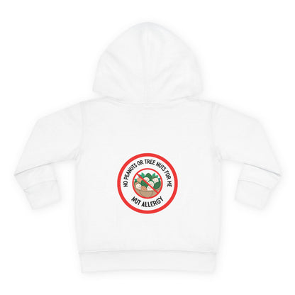 Nut Allergy Red Logo Toddler Hoodie