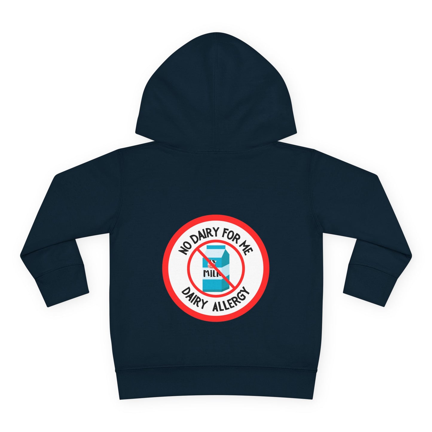 Dairy Allergy Red Logo Toddler Hoodie