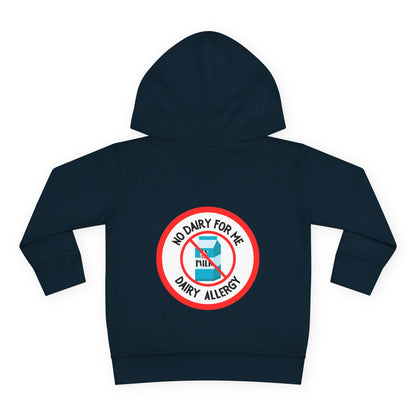 Dairy Allergy Red Logo Toddler Hoodie