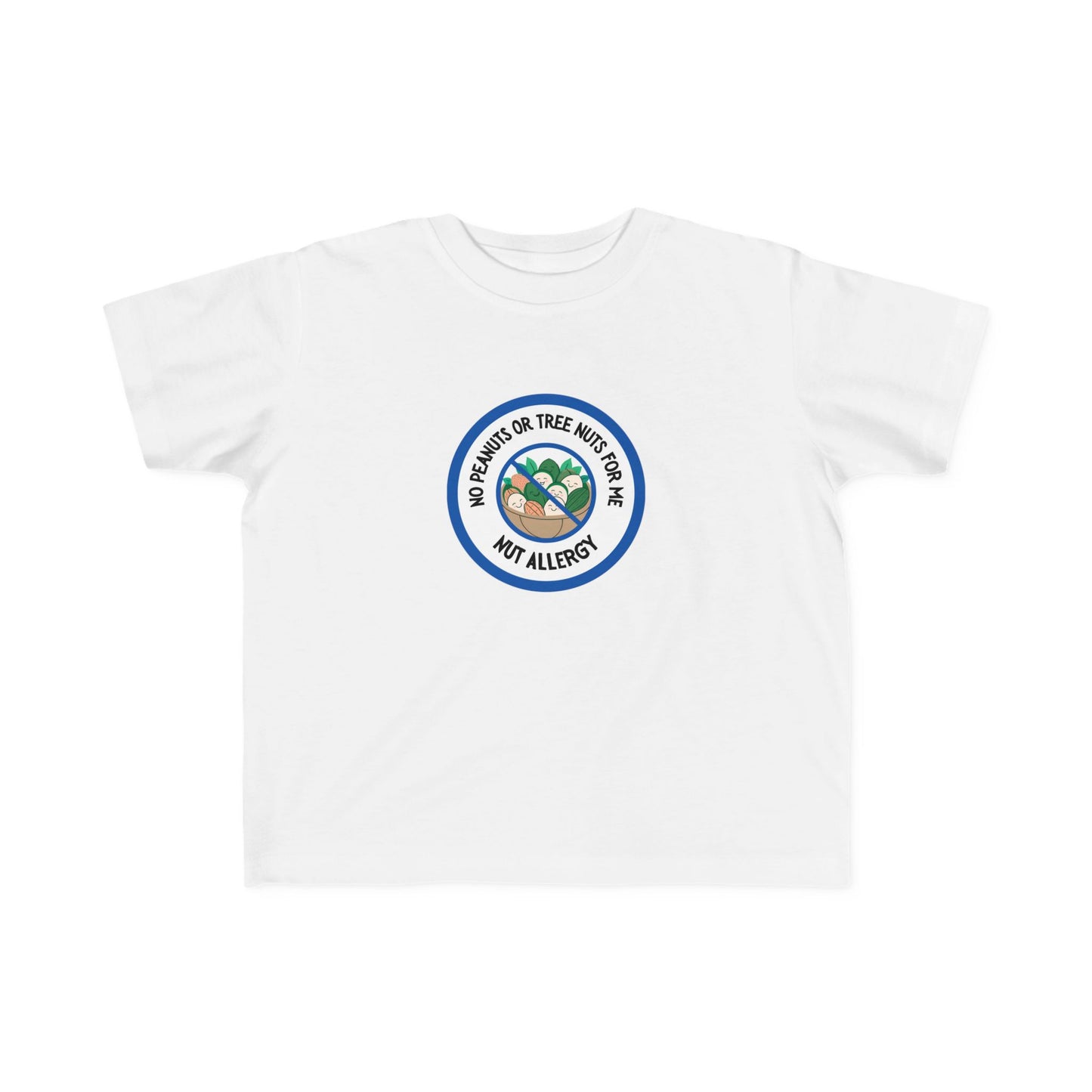 Nut Allergy Blue Logo Toddler Tee