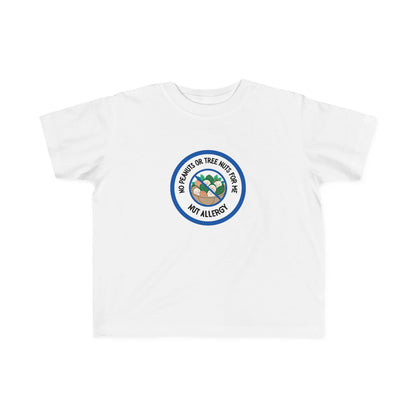 Nut Allergy Blue Logo Toddler Tee