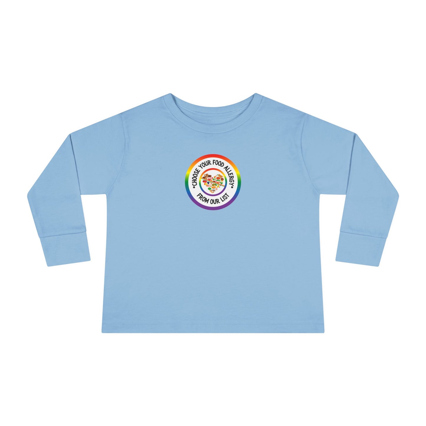 Other Food Allergies Rainbow Logo Toddler Long Sleeve