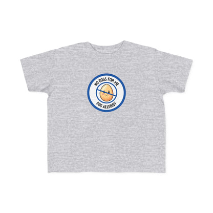 Egg Allergy Blue Logo Toddler Tee