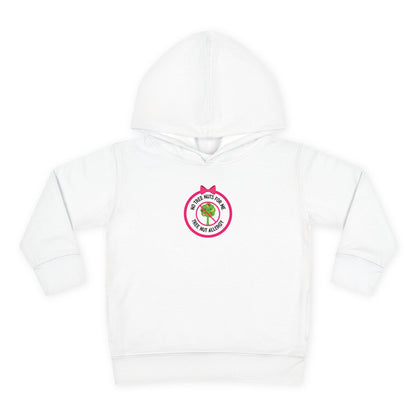 Tree Nut Allergy Pink Logo Toddler Hoodie