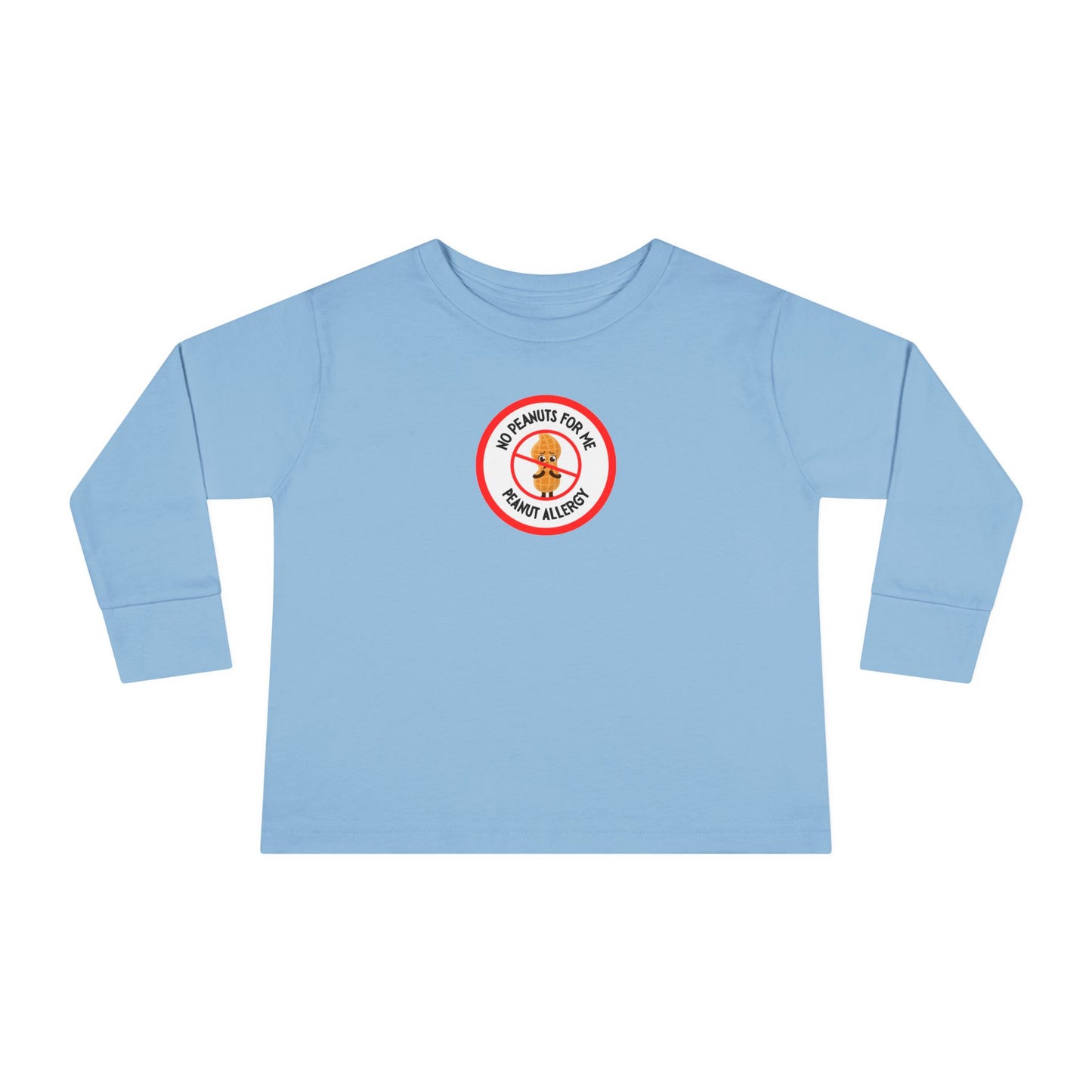 Peanut Allergy Red Logo Toddler Long Sleeve