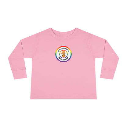 Peanut Allergy Rainbow Logo Toddler Long Sleeve