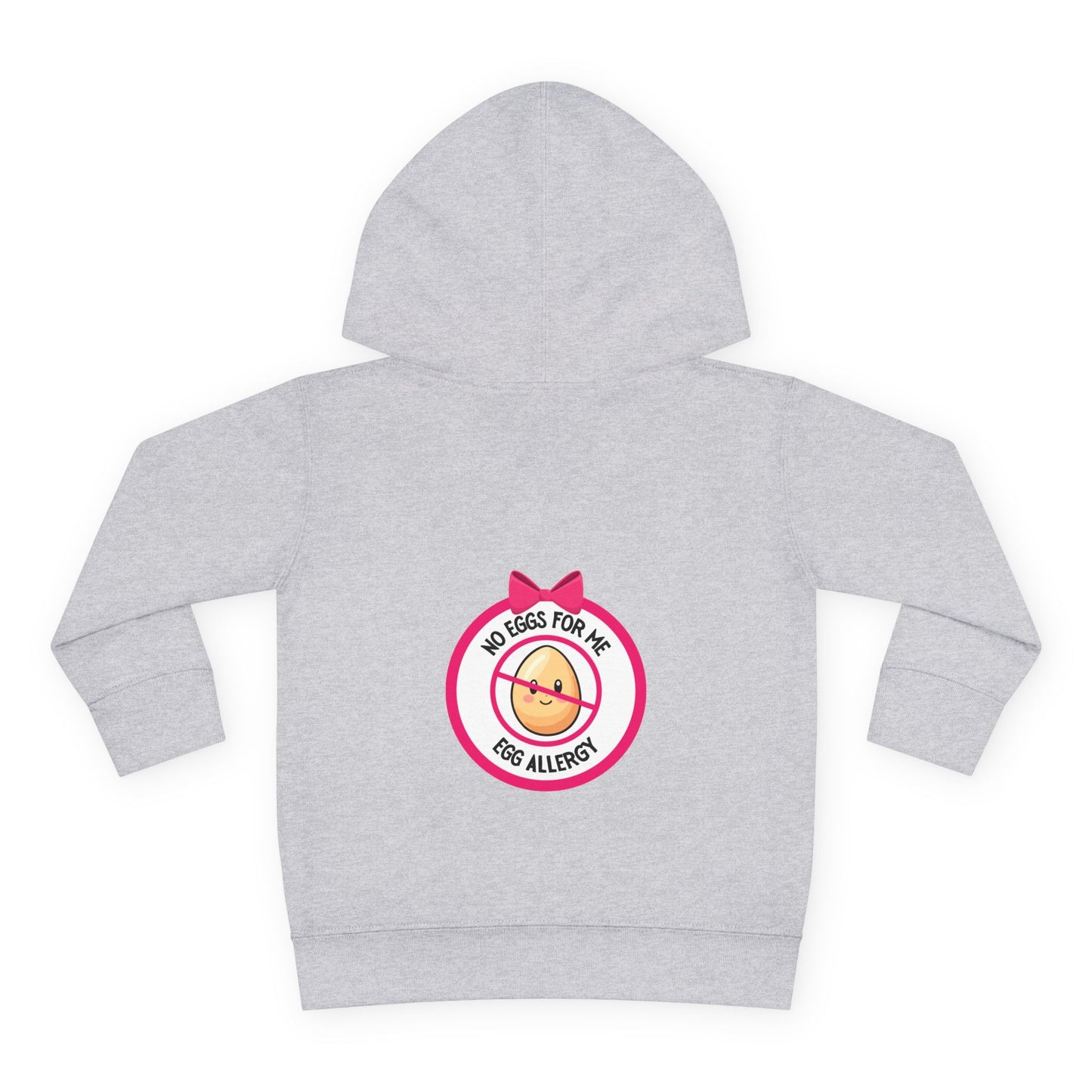 Egg Allergy Pink Logo Toddler Hoodie