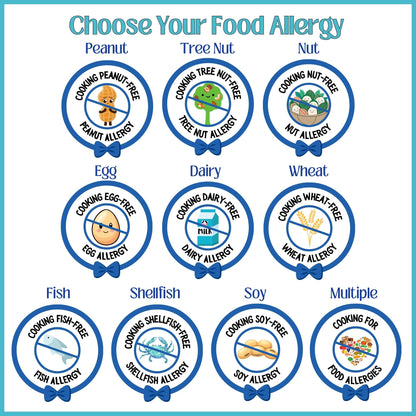 Food Allergy Glass Cutting Board