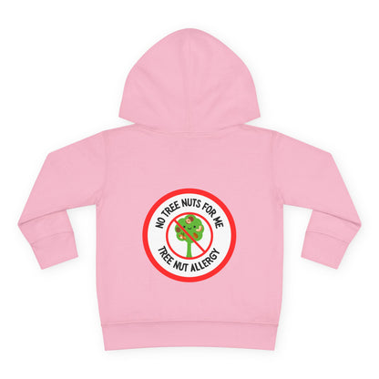 Tree Nut Allergy Red Logo Toddler Hoodie