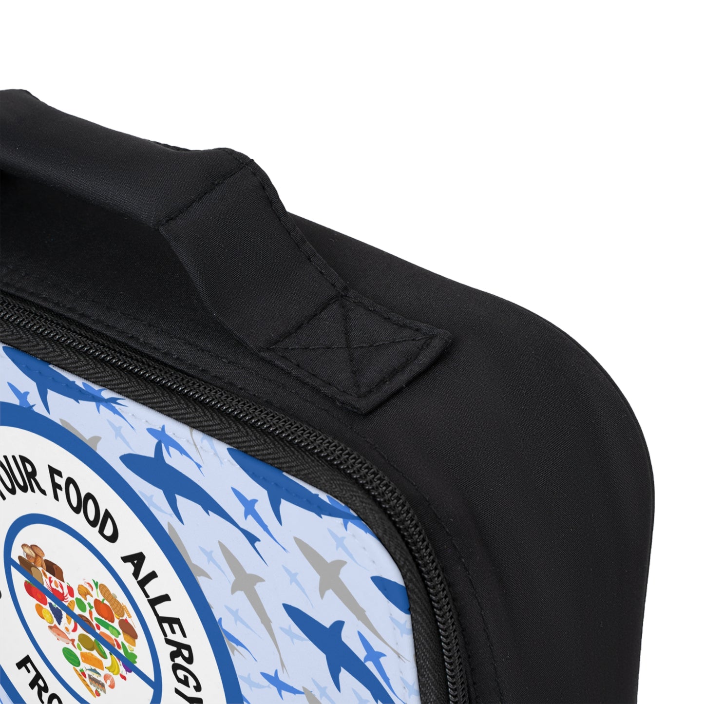 Blue Shark Food Allergy Lunchbox