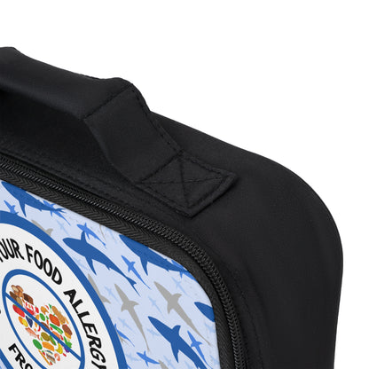 Blue Shark Food Allergy Lunchbox