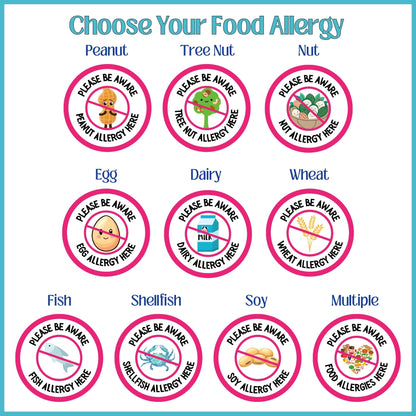 Pink Christmas Food Allergy Garden Flag