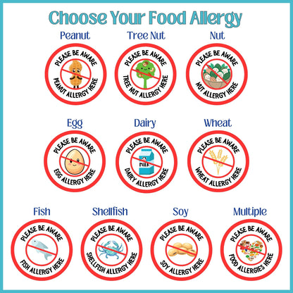 Food Allergy Red Logo Doormat