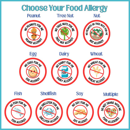 Food Allergy Red Logo Bib
