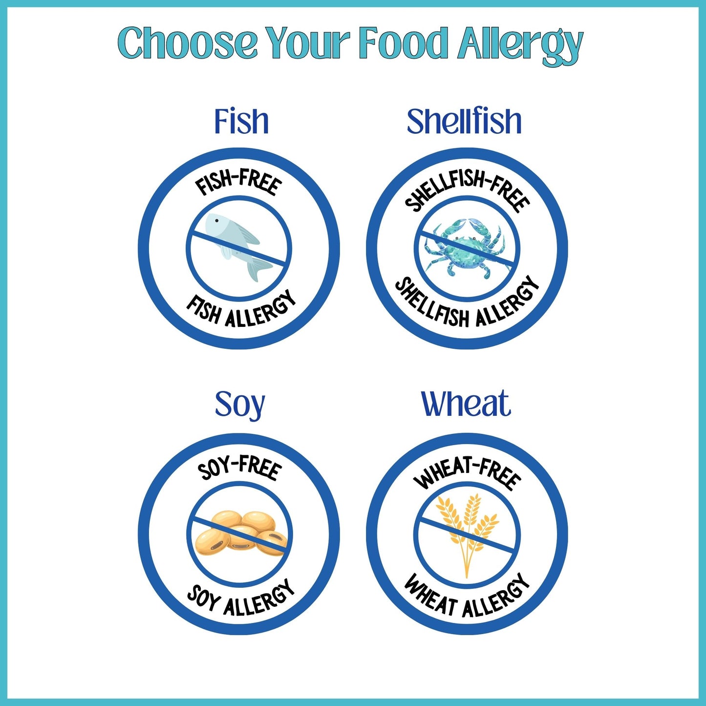 Other Food Allergies Blue Logo Youth Tee