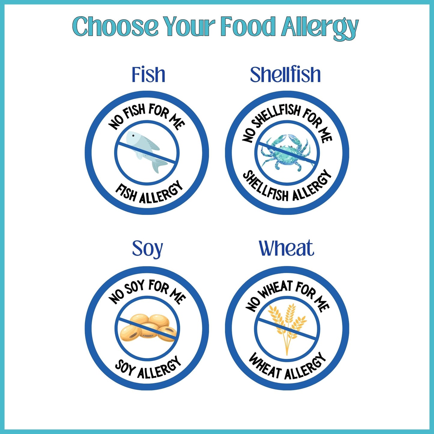Other Food Allergies Blue Logo Toddler Hoodie