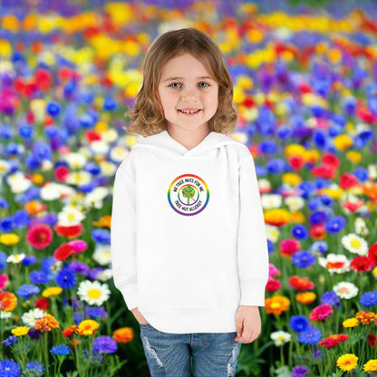 Tree Nut Allergy Rainbow Logo Toddler Hoodie