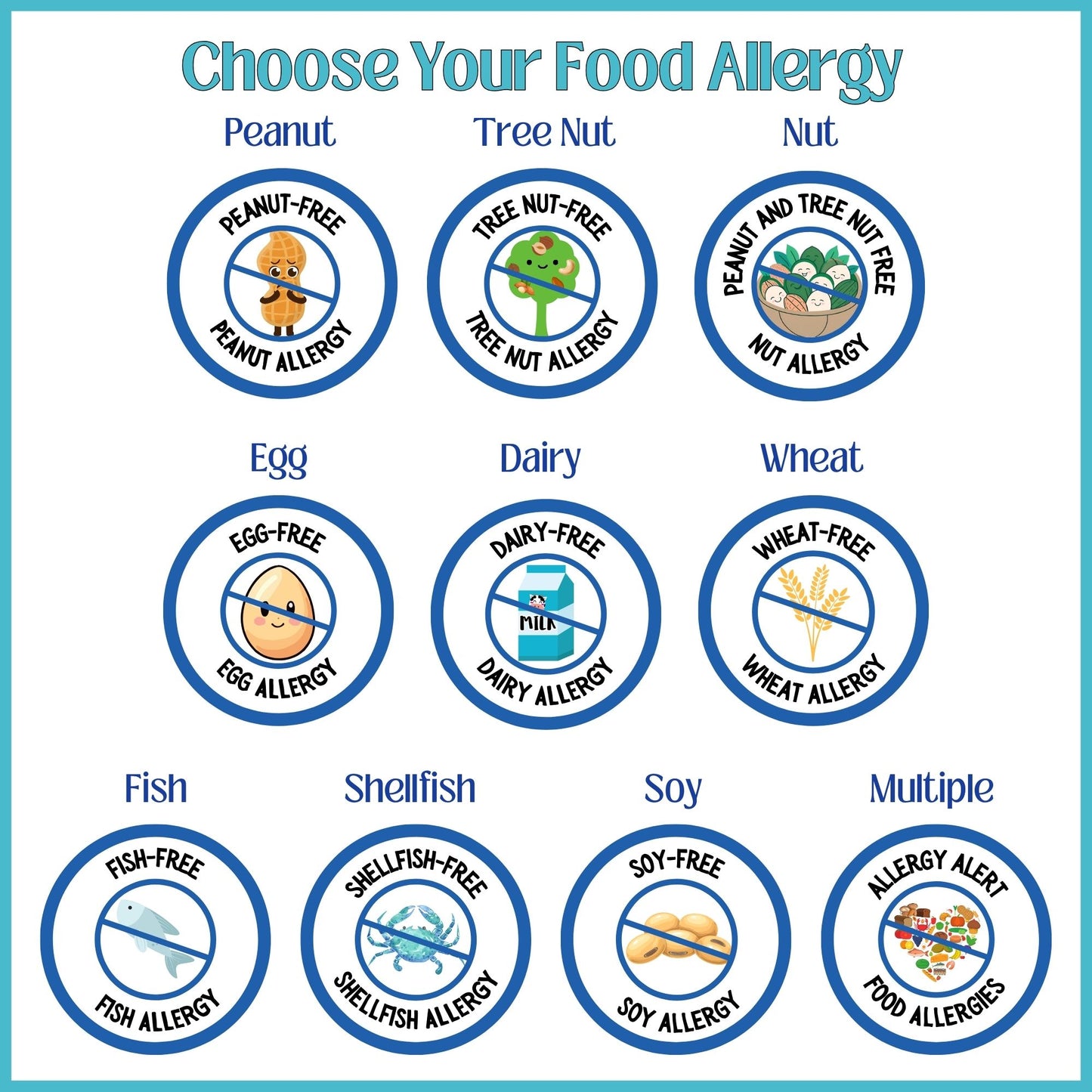 Blue Striped Placemat